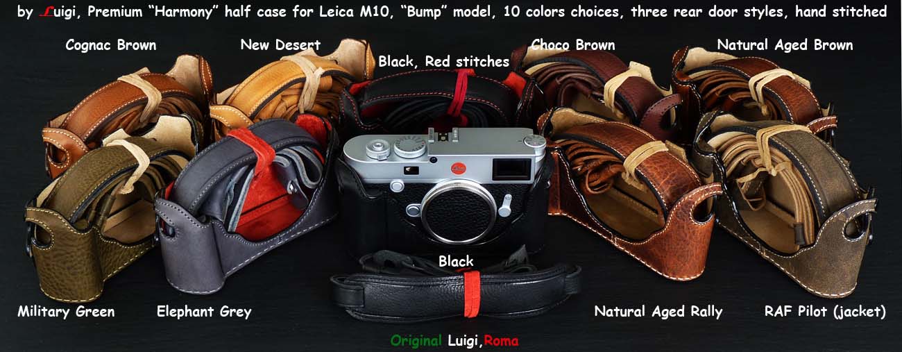 Handmade Genuine real Leather Full Camera Case bag cover for Leica D-LUX  Typ 109 D-LUX7 Black color